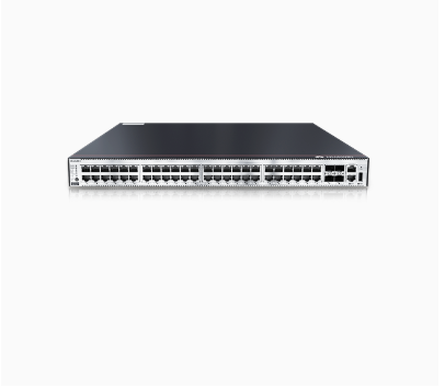 Rack-mountable 1U Network Switch with 48 10/100/1000BASE-T Ports and 4 10GE SFP Ports