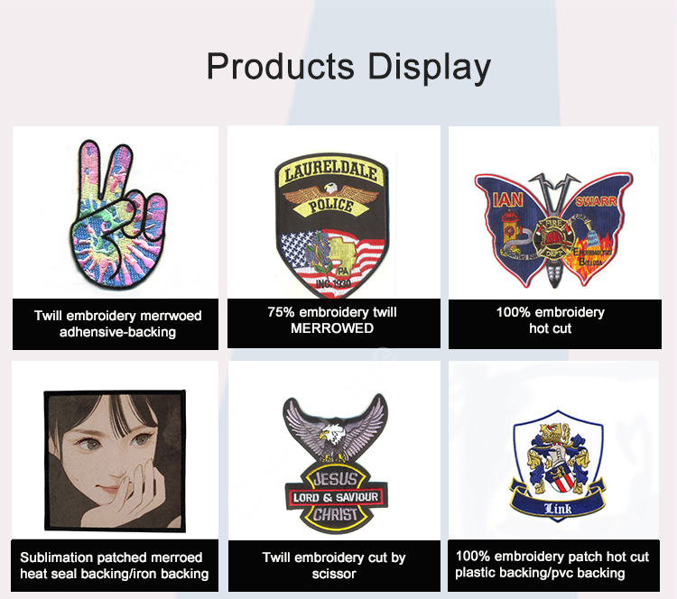 Hot Sale European 's Overwatch Heat Press Custom Badge Patch Fashion Clothing Embroidery Patch