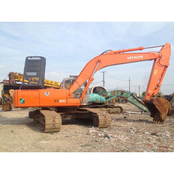 1.0m³ Ex220 Used Hitachi Excavator 22 Ton Hitachi Used Machines High Efficiency