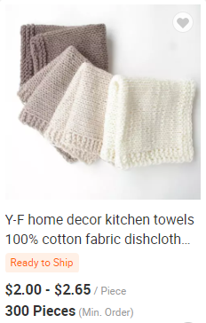 Y-F Grey Cotton Washcloth Crochet Natural Cotton Wash Cloth Face Cloth Dish Cloth Cotton Towel Gift for Mom