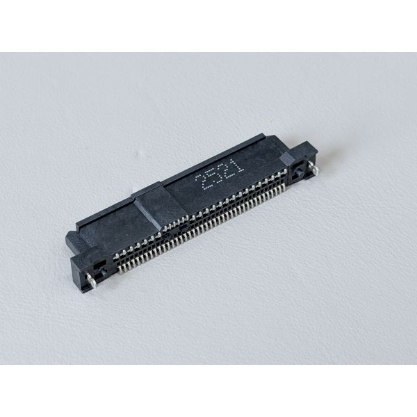 SAS 68-Pin SMT Female Electronic Signal Connector, 30U" Gold Terminal PCB Connector for Server Data Transmission