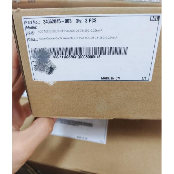 SFP-25G-AOC-20m Huawei Active Optical Cable Assembly, SFP28 AOC, 25.78125G, 0.02km, A