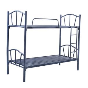 China Double Decker Military Army Steel Frame Bunk Beds wholesale