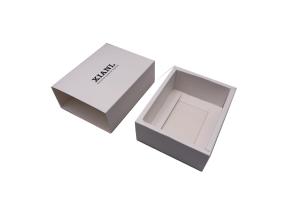 China Custom White Cardboard Drawer Cosmetic Boxes 300-350GSM for Mask Packaging wholesale