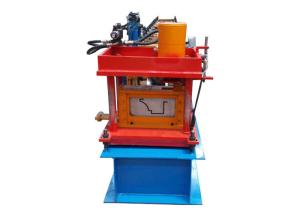 Customized Color Aluminum Gutter Machine , Rain Gutter Machine Input Width 300mm