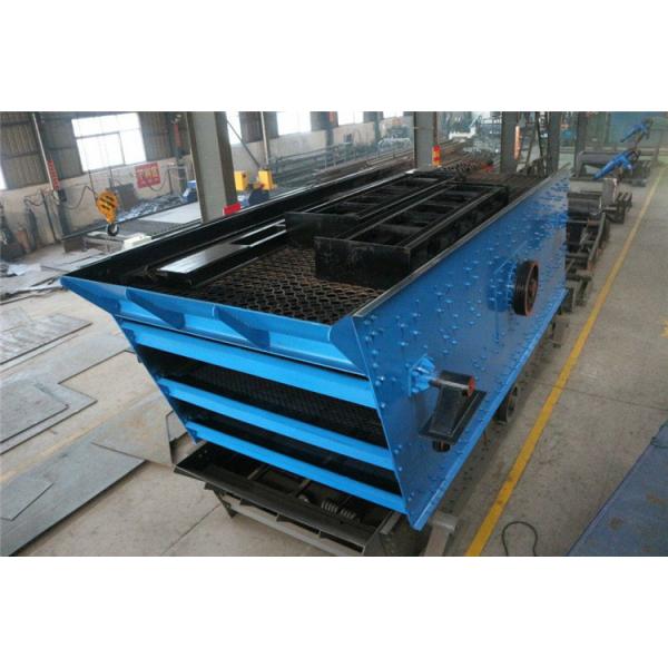 3 Phase Motor Circular Vibrating Screen Uniaxial Simple Operation For Crushing Plant
