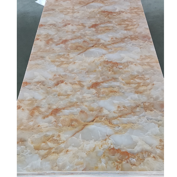 UV Marble Sheet PVC Marble Board 1220x2400mm Flooring Fireproof B1 Vinyl Flooring