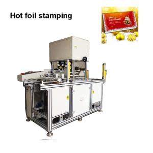 China 15pcs/Min 250mm Automatic Foil Stamping Machine For Paper wholesale
