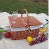 Handmade Natural Willow Wicker Picnic Basket Cheap Lunch Bags Hot sale products Outdoor Lunch Basket for sale