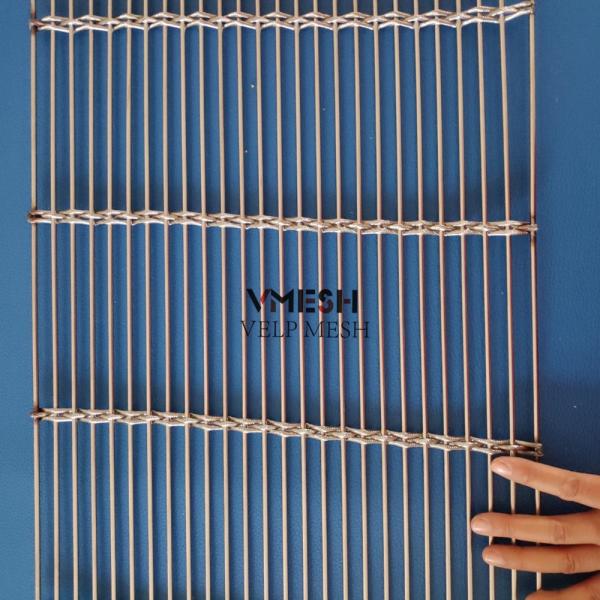 1mm-4mm Woven Stainless Steel Wire Mesh For Decorative Architecture Metal Customized