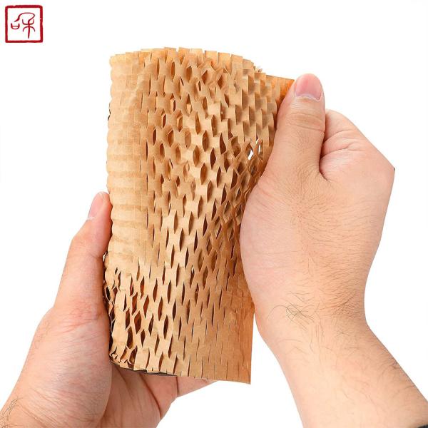 38CM*100M Vellum Honeycomb Paper Craft Packaging For Shoes & Clothing