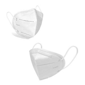 China Sanitary Foldable Ffp2 Mask With Elastic Straps / Adjustable Nose Clip wholesale