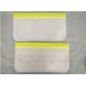 Buy cheap Oem reusable eco friendly peva plastic Zip lockk sandwich snack food storage bag from wholesalers