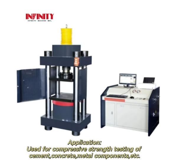 Quality Computerized 3000KN Electro Hydraulic Servo Compression Strength Testing Machine for sale