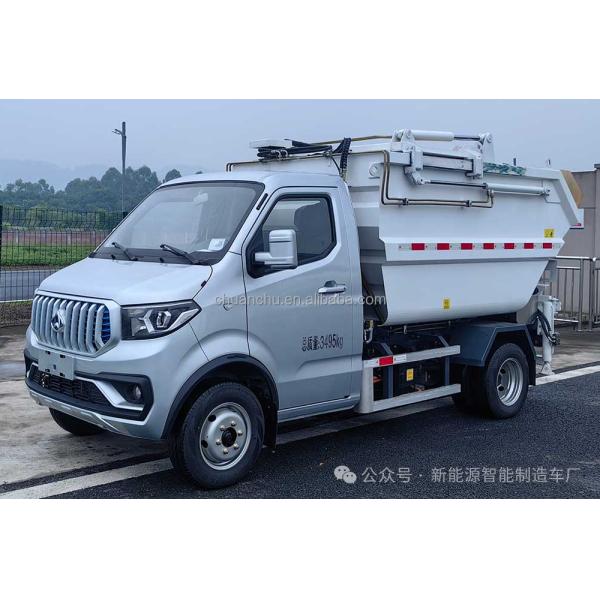 Energy Type Pure Electric Self-Loading Unloading Garbage Truck with Increased Load Capacity and Enhanced Hydraulic System