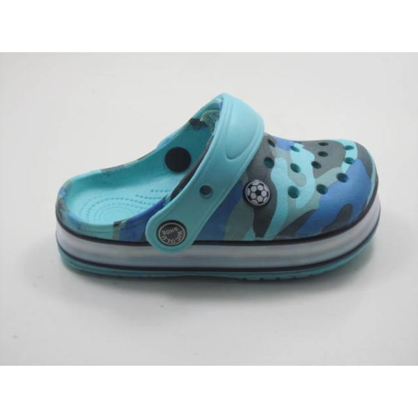 EU Size Blue/Navy EVA Injected Garden Shoes For Kids