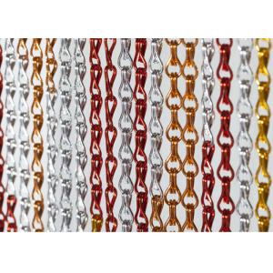 Aluminium Chain Link Fly Screen And Chain Insect Door Curtains 1.6mm 1.8mm 2.0mm