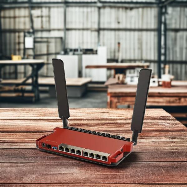 L009UiGS-2HaxD-IN Network Router 5G WiFi VPN QoS Firewall For Home Outdoor 4G