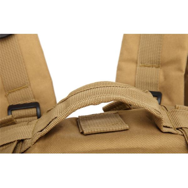 600D Oxford Tan Military Tactical Backpack 55L Molle System