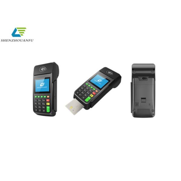 China Encryption Wireless POS Terminal Black Wireless Swiping Machine wholesale
