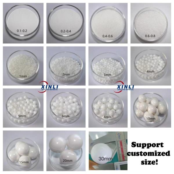 95% Zro Tzp Tetragonal Zirconium Polycrystal Zro2 Zirconia Balls Zirconium Oxide Beads