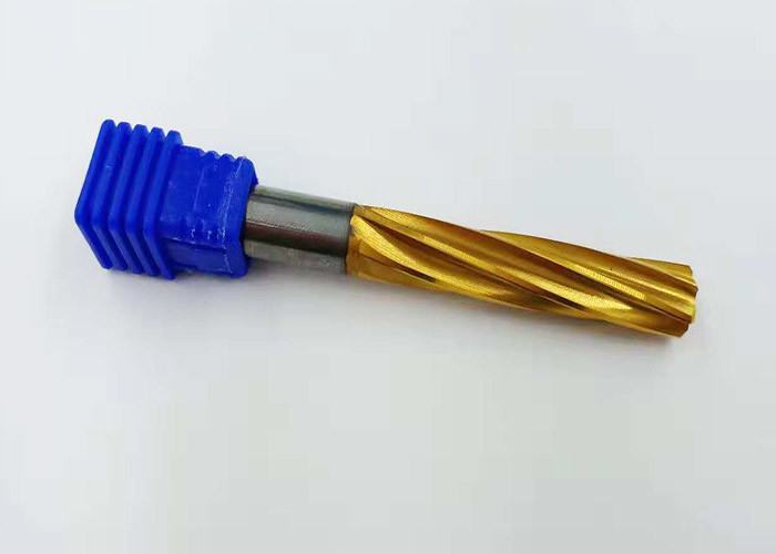 China Solid Carbide Spiral Flute Reamer H6 Tolerance With Straight Shank on sale