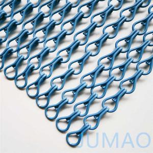 China Spraying Metal Chain Link Curtains Door Fly Screen 2mm wholesale