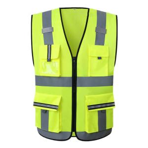 China Red Yellow High Visibility Reflective Safety Vest Coat For Men Kids Children Polo Tshirt wholesale