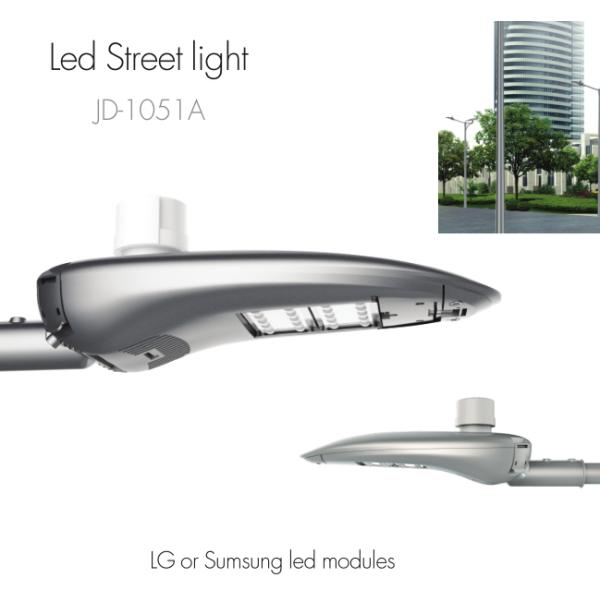 60W LED Module Street Light 7 Pin NEMA Socket Multiple Lighting Control Options