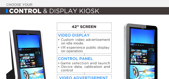 5000W 6 Seats 360 Degree Cinema , 42 Inch Monitor Virtual Reality Movie Theater