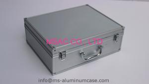 China Silver Diamond Aluminum Briefcase Tool Box , Light Weight Lockable Aluminium Case wholesale
