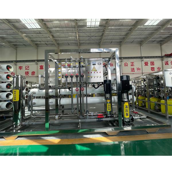 Quality 380V/1.5Kw Double Treatment Reverse Osmosis Water Purification Plant for 10 Ton Water for sale