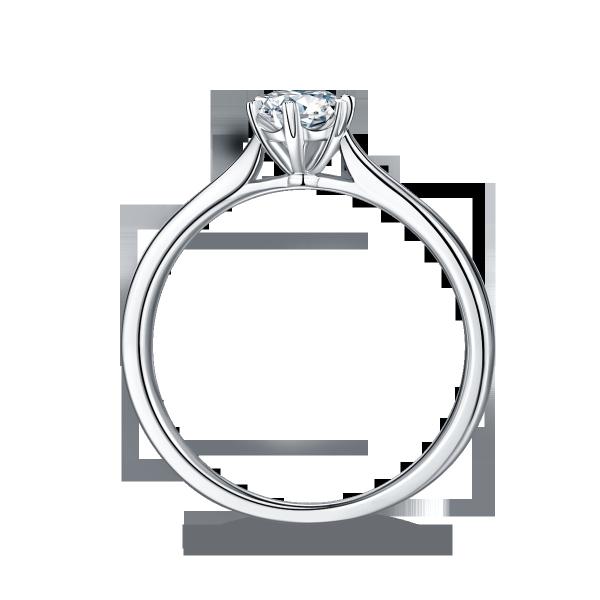 0.5ct Shape Hexgonal Lab Diamond Jewelry With Silver Women Ring