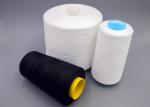 Nature White 302 303 Ring Spun Polyester Yarn Coats Polyester Thread For Jeans