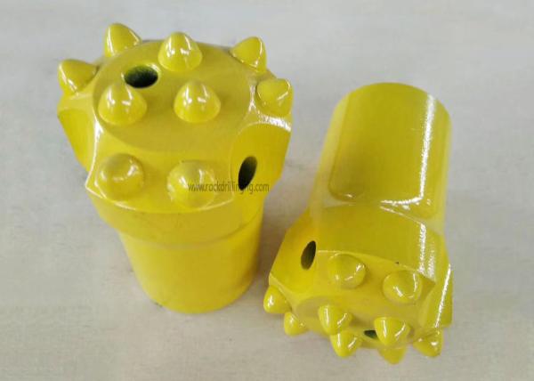 Quality Precision Thread Button Bits Rock Drill Bits Forging Processing For Mining Blasting for sale