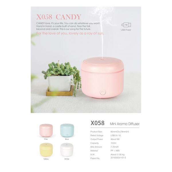 Delko ultrasonic aroma diffuser - humidifier essential oil aromatherapy lamp bedroom Nightlight incense portable aromath