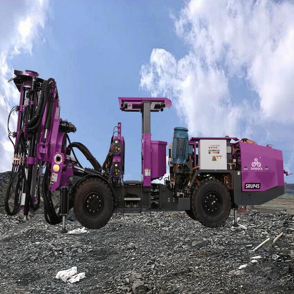 Rock Drilling Rig 360Degree Rotary Borehole Underground Jumbo Drilling Rig Machine