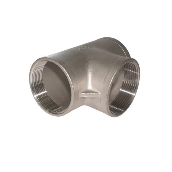 1 / 2" High Pressure 304 Stainless Steel Pipe Fittings Stainless Steel Reducing Tee