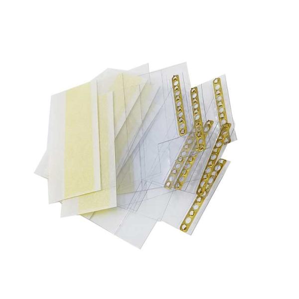 Yellow SMT Double Splice Tape With Copper Clip Buckle 8mm 12mm 16mm For Material Splicing