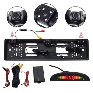 China Car License Plate Frame Backup Camera Parking Sensor IP67 Waterproof Backup Camera Parking Sensor on sale