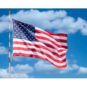 China American USA Flag Lightweight Design Mild Breeze Fly Bright Vivid wholesale