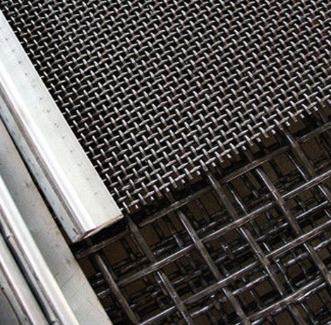 Steel woven wire mesh tension wire mesh with hooks for mining