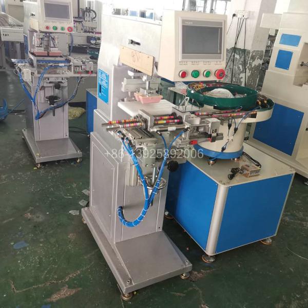 220V 50HZ 60W Automatic Pad Printing Machine With Uploading Device