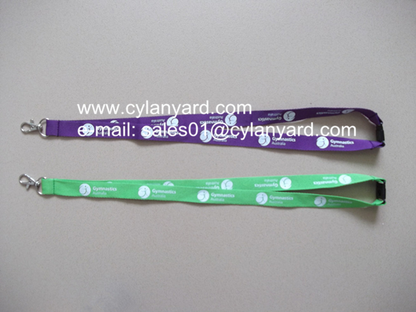 Cheap printed neck lanyards, colour lanyard with id badge,