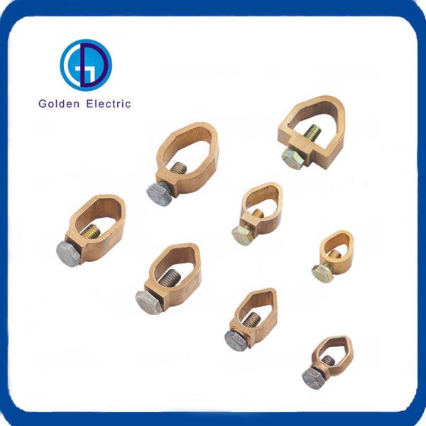 Pure Copper Cable Wire C Type Clamps Earthing Cable Jointing Electric Copper Earth C Clamp