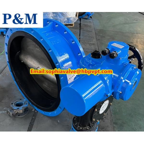 British standard BS5155 DN600 EPDM flanged butterfly valve