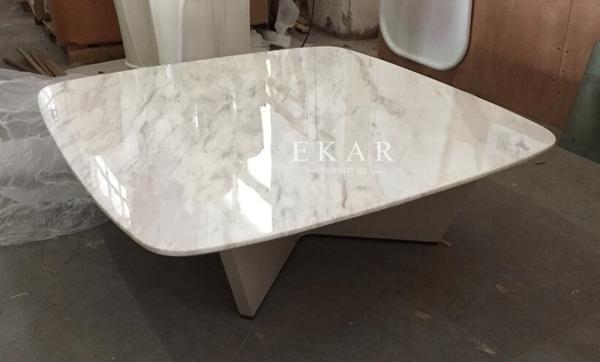 Quality Modern Square Design Marble Coffee Table W001H1 for sale
