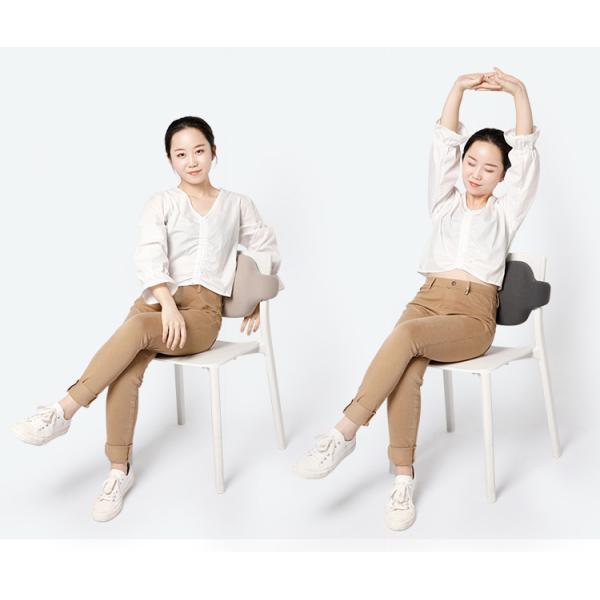 Anti Skid Rectangle Memory Foam Lumbar Cushion For Back Pain Relief