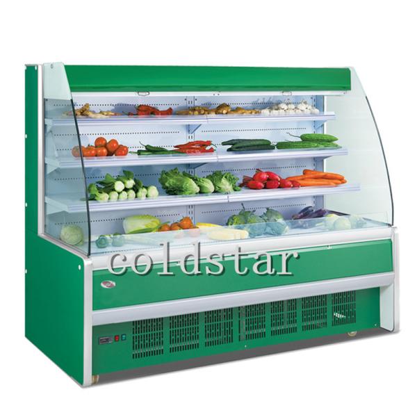 Quality Supermarket Multi - Deck Drink Milk Yogurt Open Chiller for sale
