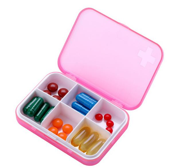 Quality FDA Material Colorful Pill Cutter Crusher Splitter Medicine Tablet Holder Case custom pill box for sale